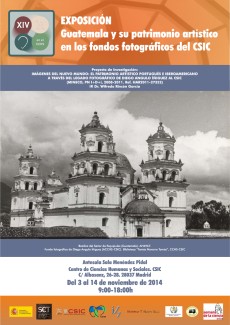 Semana de la Ciencia 2014: "Guatemala y su patrimonio artístico en los fondos fotográficos del CSIC"