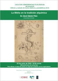 Ciclo de Conferencias Filológicas: "La Biblia en la tradición alquímica"
