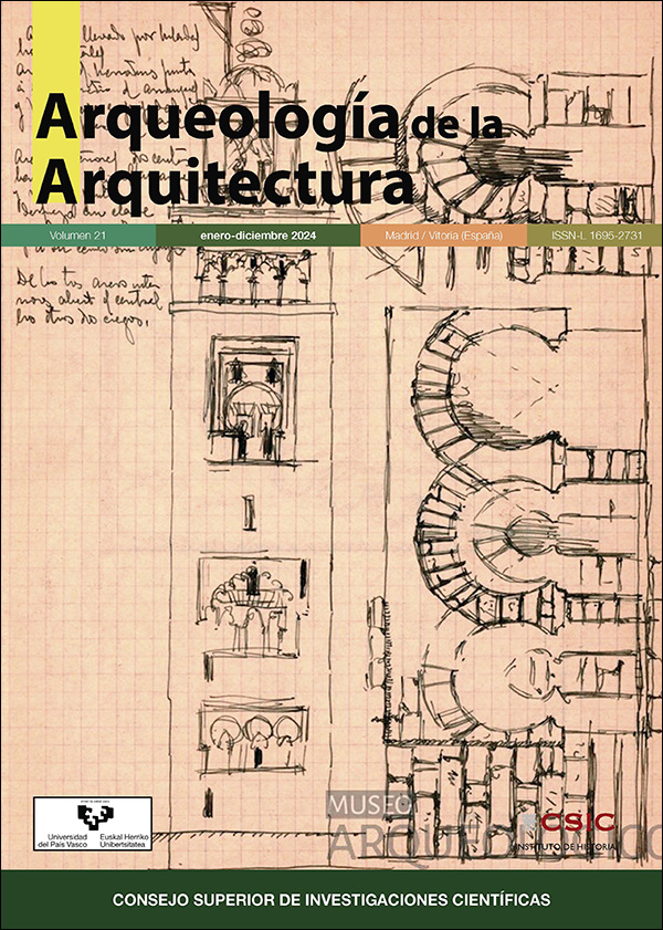 La revista "Arqueología de la Arquitectura" publica el nº 21 de 2024