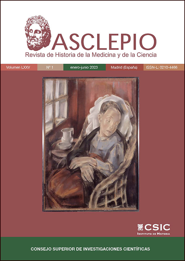 "Asclepio. Revista de Historia de la Medicina y de la Ciencia" publica el Vol. 75, Nº 1 de 2023