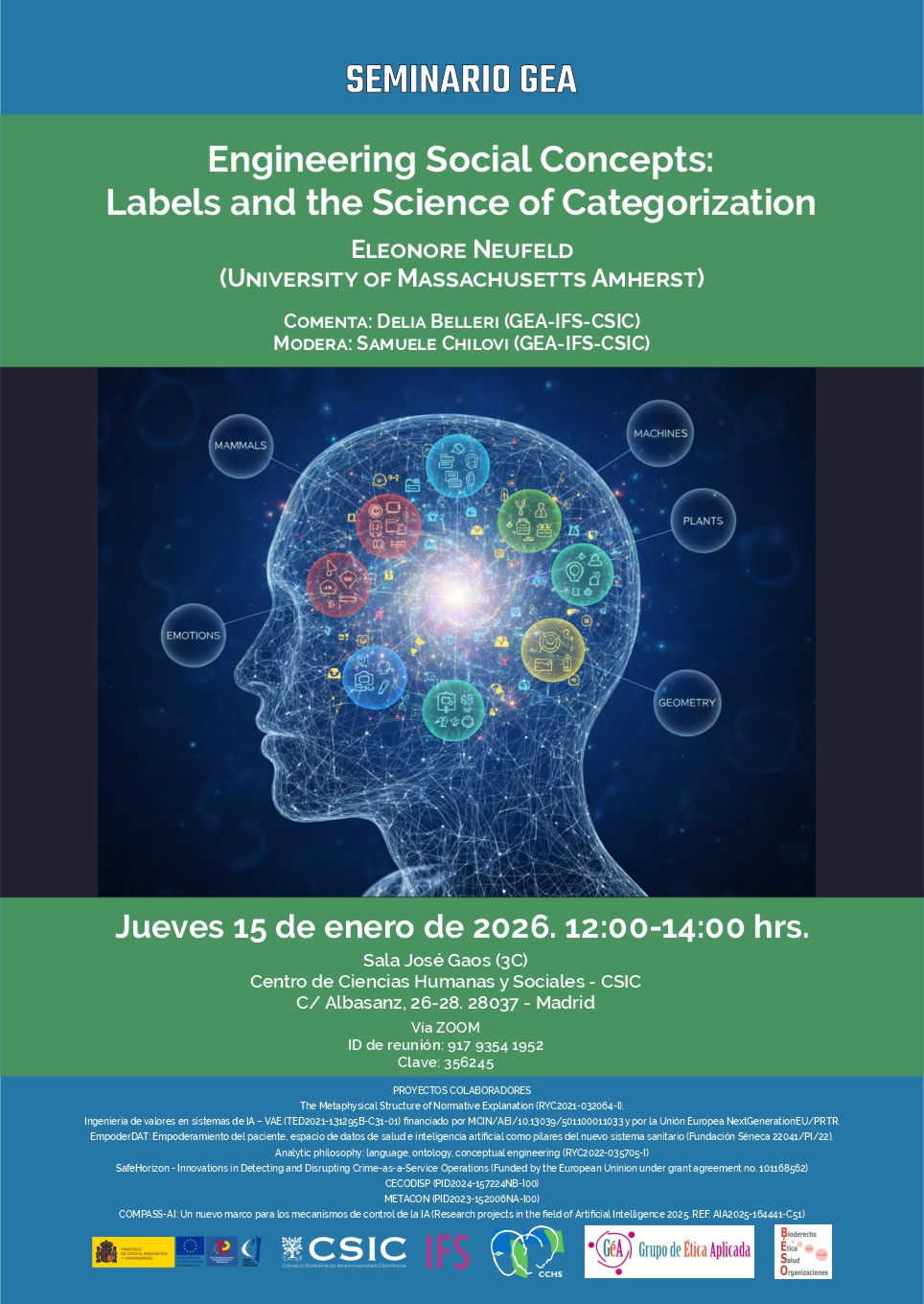 Seminario GEA: "Engineering Social Concepts: Labels and the Science of Categorization"