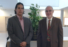 Juan Enrique Mendoza y José Luis García Barrientos