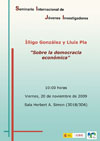 Seminario Internacional de Jóvenes Investigadores (SIJI): "Sobre la democracia económica"