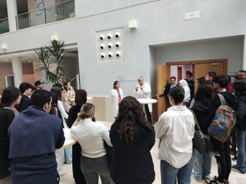 Alumnos del IES Los Olivos de Parla (Madrid)