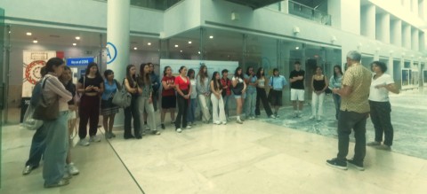 Visita alumnos IES Miguel Catalán