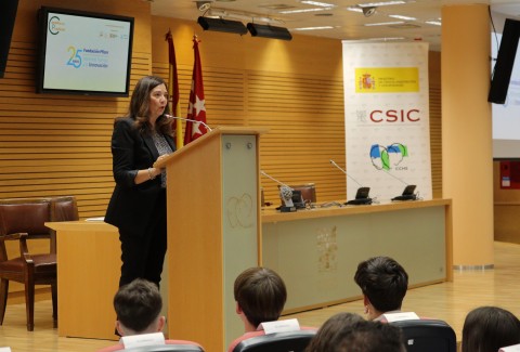 En nombre de la Fundación Pfizer intervino su Directora, Mª Ángeles Hidalgo