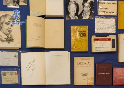 Material recuperado durante la Operación Brocal