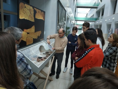 Un momento de la charla de José Manuel Galán sobre egiptología