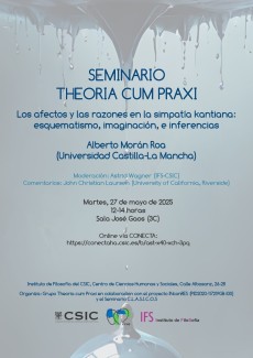 Seminario Theoria cum Praxi: "Los afectos y las razones en la simpatía kantiana: esquematismo, imaginación, e inferencias"