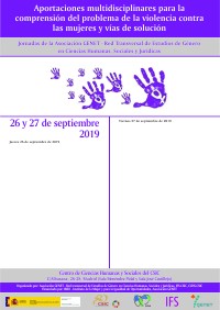 Jornadas GENET: "Aportaciones multidisciplinares para la comprensión del problema de la violencia contra las mujeres y vías de solución"