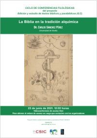 Ciclo de Conferencias Filológicas: "La Biblia en la tradición alquímica"
