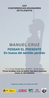 XXII Conferencias Aranguren de Filosofía. "Los Derechos Humanos hoy: Perspectivas y retos"
