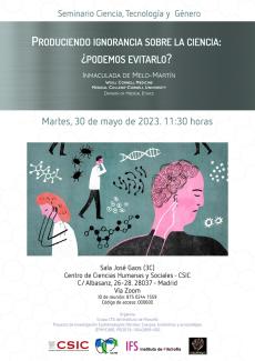 Seminario Ciencia, Tecnología y Género: "Produciendo ignorancia sobre la ciencia: ¿podemos evitarlo?"