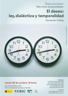 Seminario «Time Out of Joint»: "El deseo:  ley, dialéctica y temporalidad"
