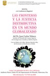 Conferencia "Las fronteras y la justicia distributiva en un mundo globalizado“
