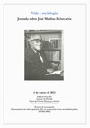 Vida y sociología. Jornada sobre José Medina Echavarría