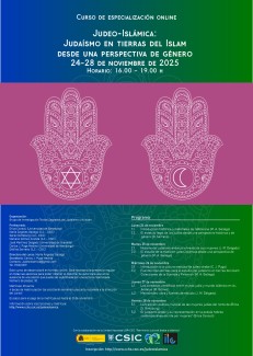 Curso de especialización online: "Judeo-Islámica: Judaísmo en tierras del Islam desde una perspectiva de género"