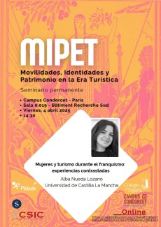 Seminario permanente Movilidades, Identidades y Patrimonio en la Era Turística