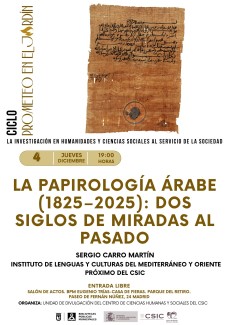 La Papirología Árabe (1825–2025): dos siglos de miradas al pasado
