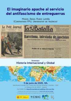 Seminario Historia Internacional y Global: "El imaginario apache al servicio del antifascismo de entreguerras"