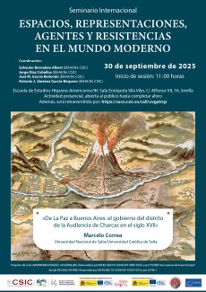 Seminario «Espacios, representaciones, agentes y resistencias en el mundo moderno»